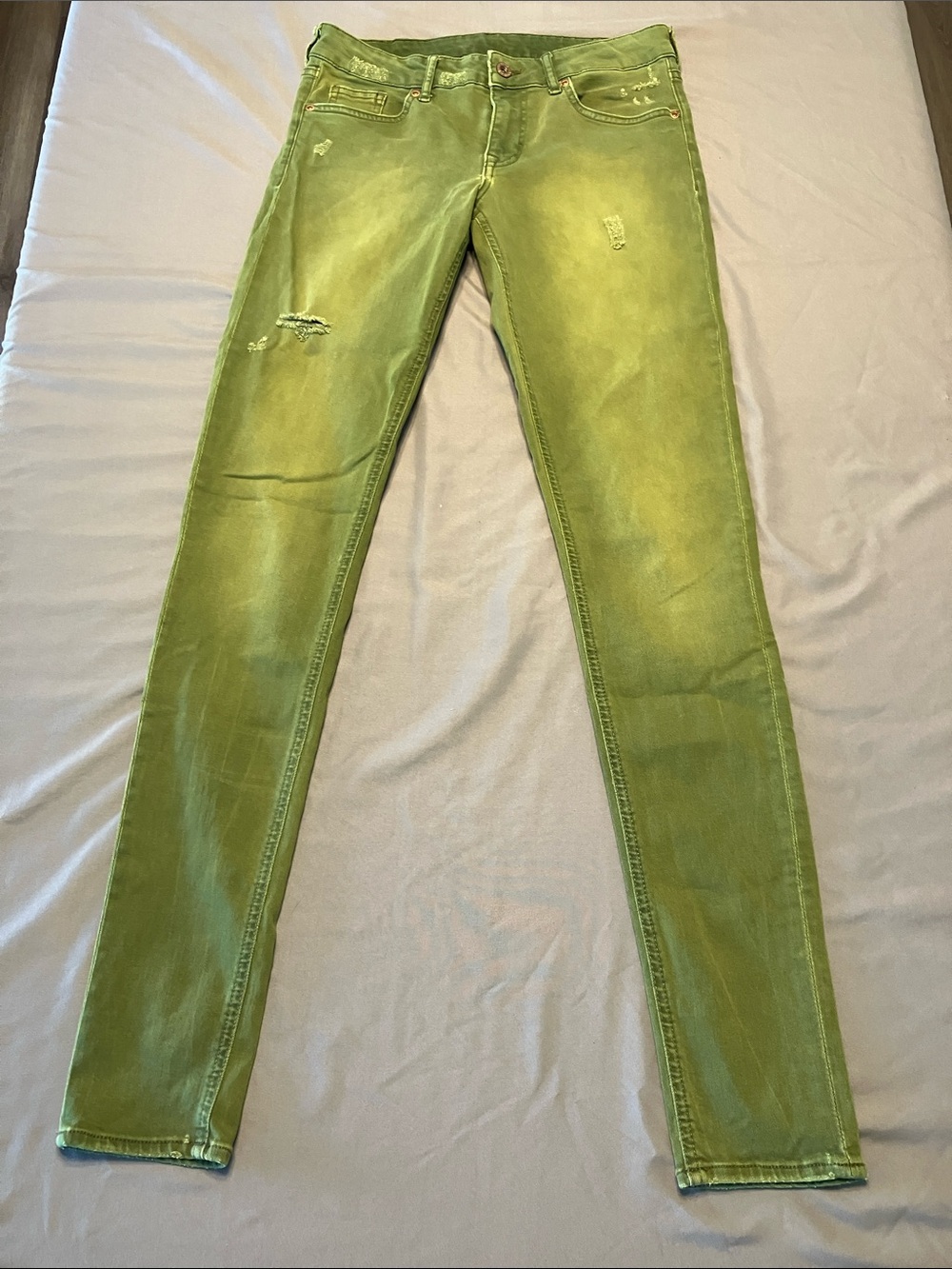 Divided Lime Green Skinny Jeans